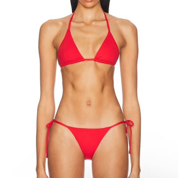 Red String Bikini Top - Picture 2 of 4